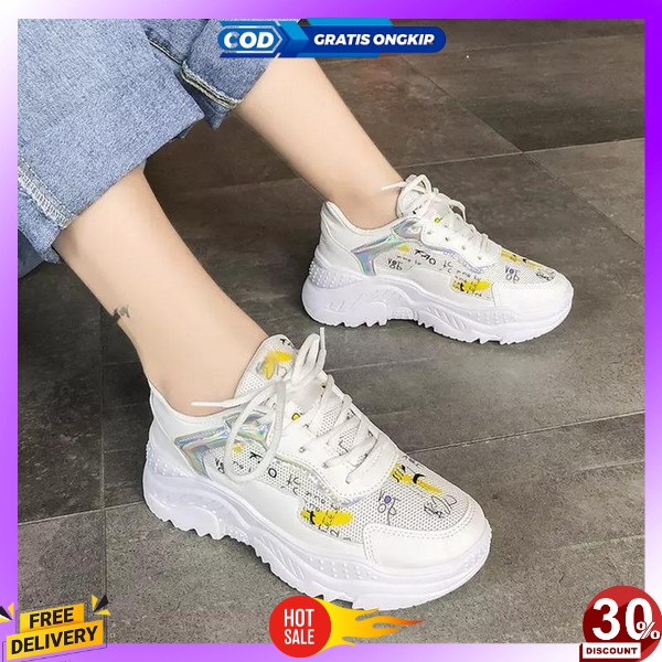 Sneakers Casual Murah Aepatu Korean Style Sepayu Cewek Import Casual Shoes Sepatu Sneaker Wanita Spa