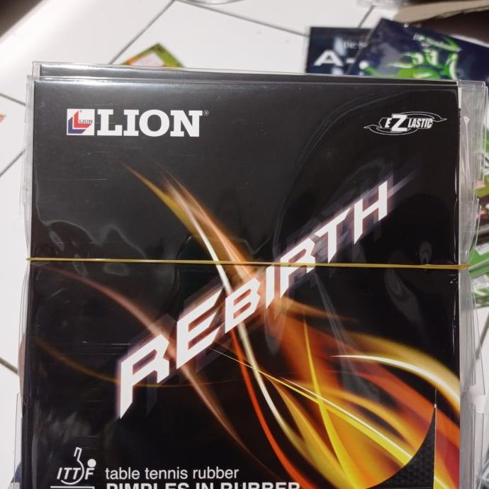 KARET TENIS MEJA BINTIK LION REBIRTH ORIGINAL OX