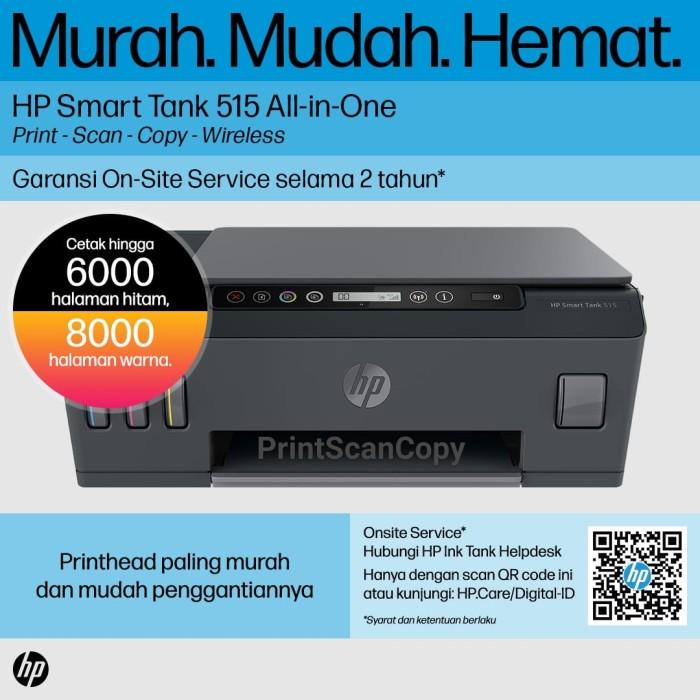 Printer Hp Smart Tank 515 Wireless All In One