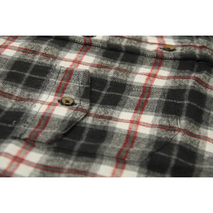 Kemeja Slim Fit Flenel Pria Ilefen Tuelef