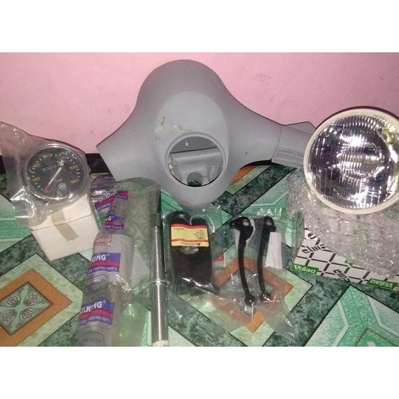 Stang Batok Vespa New Px Set Lengkap