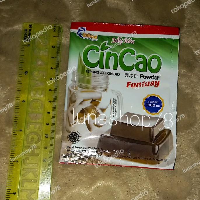 

Ready oke] Tepung jeli cincao Ethoz Jelly Mix CinCao Powder Fantasy 12g