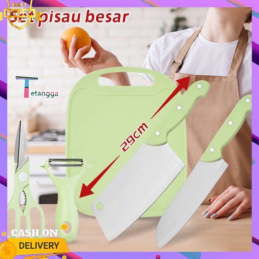 Pisau Set Dapur Lengkap 7 Pcs Stein Cook Ware 6 In 1 Wadah Isi 5 Set Pisau Premium Unik Kecil Tebal 