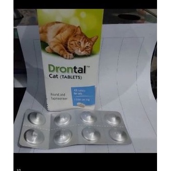 Obat cacing drontal cat 1 tablet