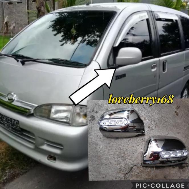 Cover Spion Mirror Cover Chrome Plus Lampu Daihatsu Neo Zebra Espass