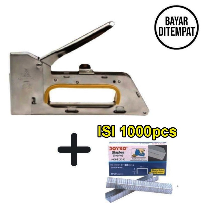 

[79G] Paket Staples Tembak Gun Tacker + Isi atau Refil 13/8 Stapler Jok Staples | Stepler Tembak | Stepler Gun | Stapler Tembak | Stapler Gun 44