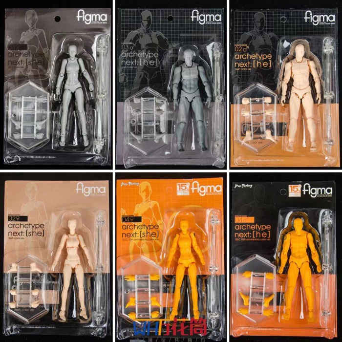 Terlaris Figma Archetype Next : He / She - Body Kun & Body Chan