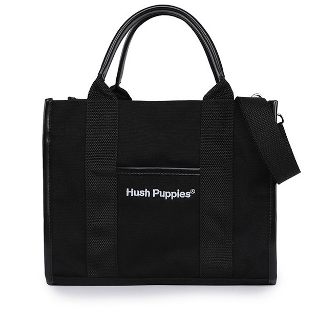 VIRAL Hush Puppies Tas Wanita Canvas Sling Bag 1 Black