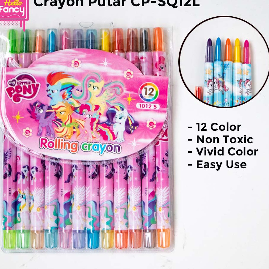 

KRAYON / CRAYON PUTAR PANJANG / CRAYON KARAKTER ANAK CP-SQ12L {TO.24Jn23w}