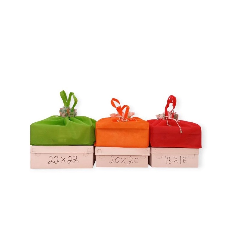 

[ZQD] Goodie Bag SERUT [LUSINAN ISI 12pcs] -handle tali-goodie bag-goody bag-tas promosi-handle spondbond e7vmy