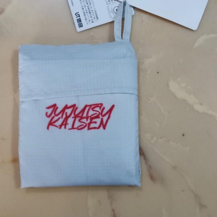 Terlaris Jujutsu Kaisen X Uniqlo Foldable Pocket Size Tote Bag From Japan