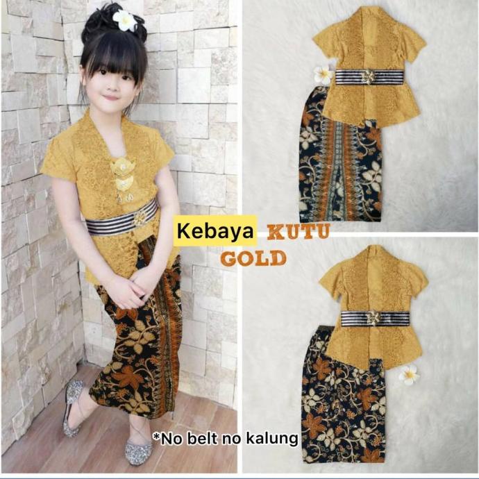 Kebaya Anak Perempuan Modern Set Kebaya Anak TK SD Setelan Kebaya