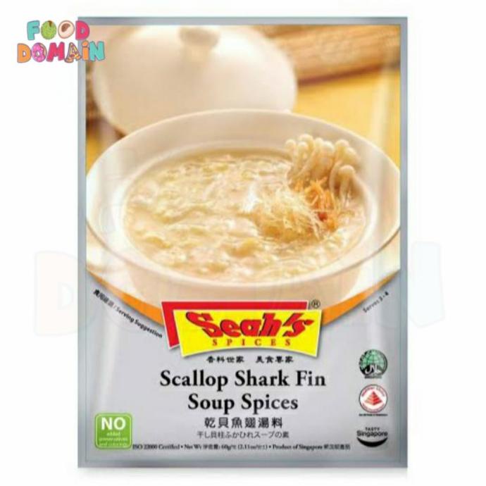 

~~~~~] Seah's Spice Scallop Shark Fin Soup Spices 66g - Bumbu Sup Sirip Hiu