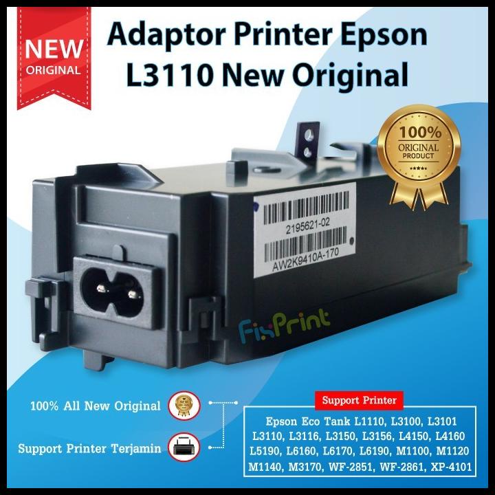 Adaptor Printer Epson L1110 L1210 Power Supply L3110 L3210 L5190 New