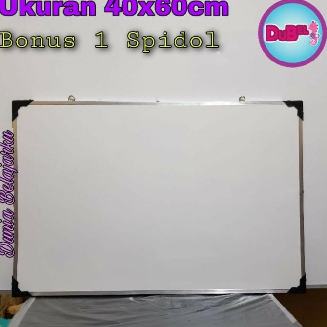 

Papan Tulis White Board 40X60Cm / Bonus 1 Spidol