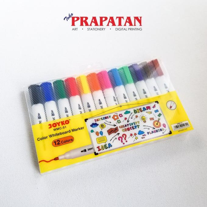 

Joyko Color Whiteboard Marker WMC-51/ Spidol Warna Papan Tulis