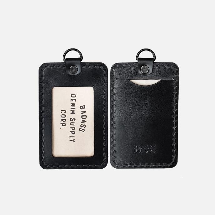 

BDS Leather ID Holder and lanyard rope ---NEW READY---