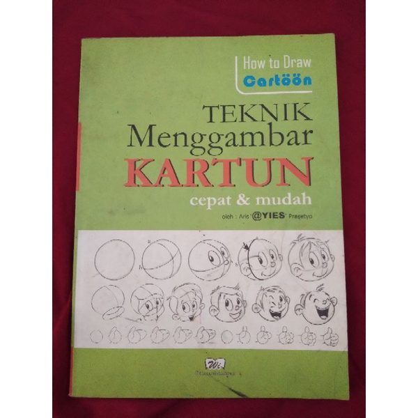 Teknik Menggambar Kartun Dengan Cepat dan Mudah, buku second preloved