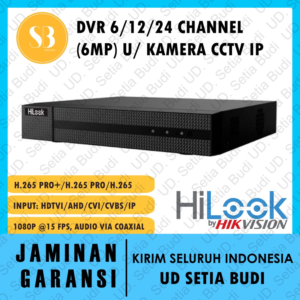 DVR Hilook 6 12 24 Channel 6MP 1 SATA Kamera CCTV IP 204Q 208Q 212Q M1