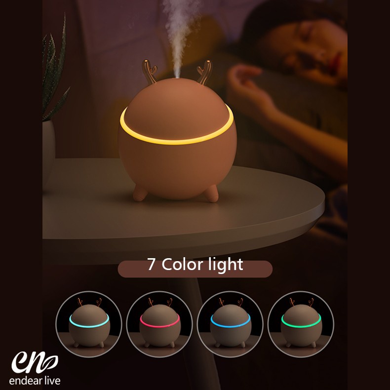 Holiven Humidifier Air Aromaterapi Diffuser Model Bulat 300ml