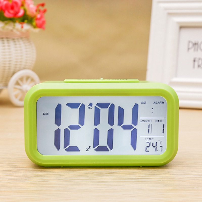 Holiven Jam Meja Digital / Jam Weker Pintar / Digital Smart Alarm Clock