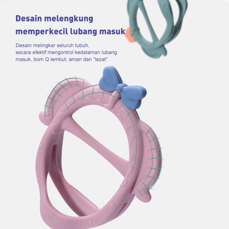 Holiven Teether Bayi / Teether Premium /Teether Gelang / Gigitan Bayi Bentuk Gelang