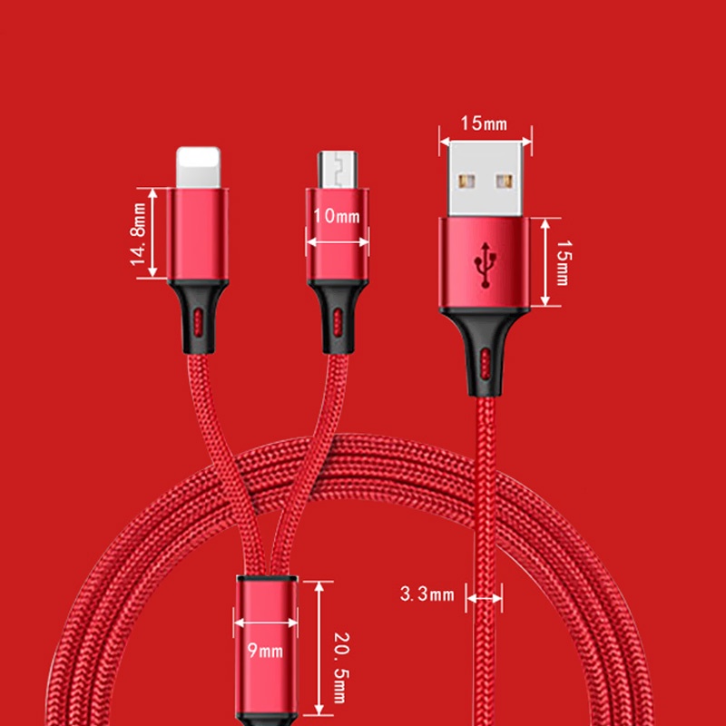 Holiven Kabel Data 2 in 1