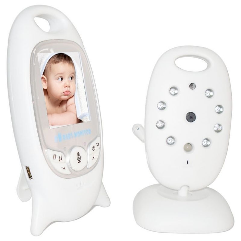 Holiven Alat Monitor Bayi dengan Fitur Suara Suhu dan Musik / Kamera Pemantau Anak