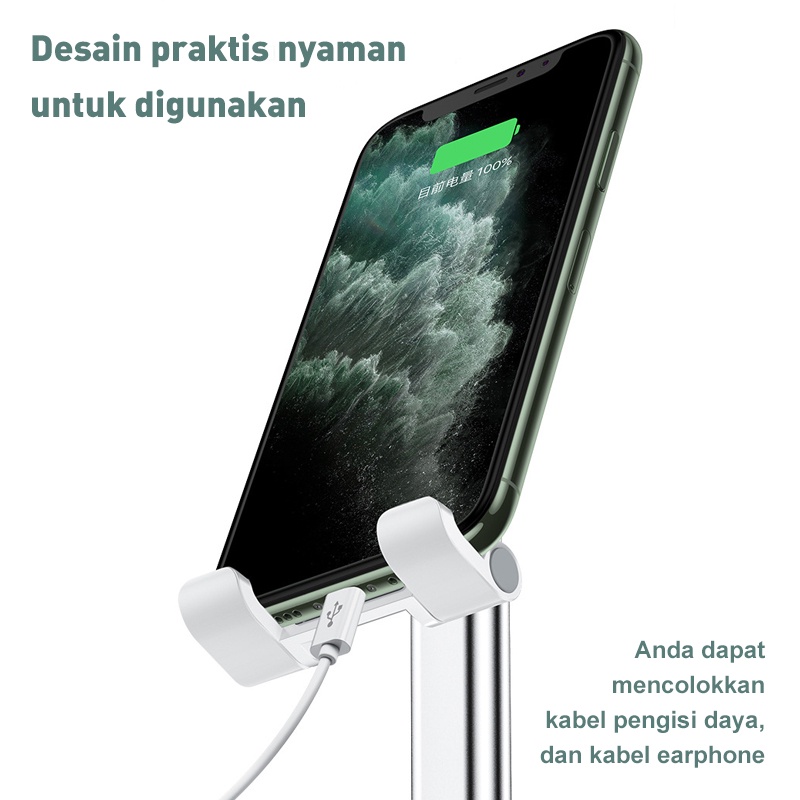 Holiven High Quality Dudukan Besi Handphone