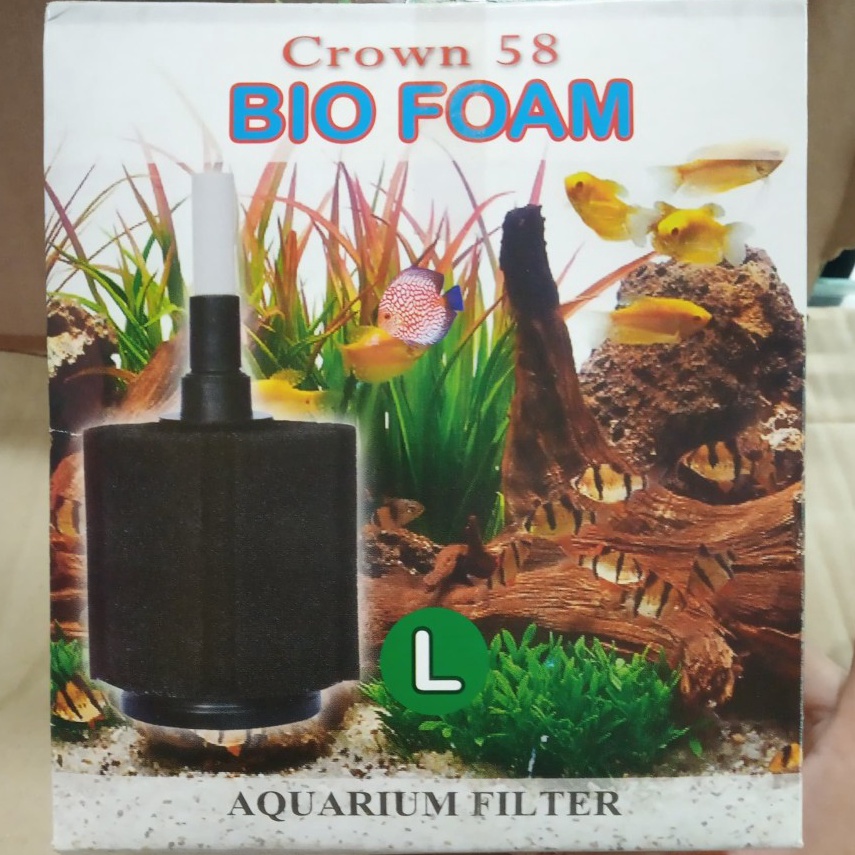 (V❤IQ-➸) Bio Foam Size L Filter Aquarium Aquascape Ikan Hias BioFoam BioSponge Sponge supeer.keren