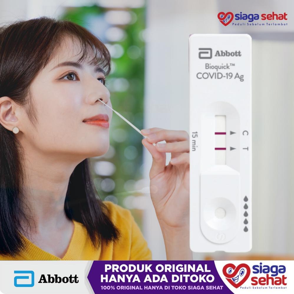 Sale 7.7 Alat Swab Antigen - Abbott Bioquick Rapid Test COVID-19 Ag Device (Eceran)