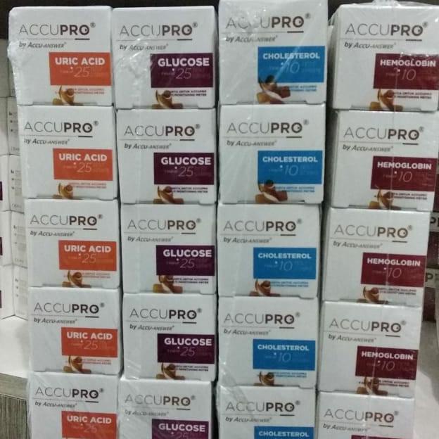 6.6 Strip Accupro / Accupro / Strip Accupro Gula / Accupro Cholesterol / Accupro HB / Accupro Asam U