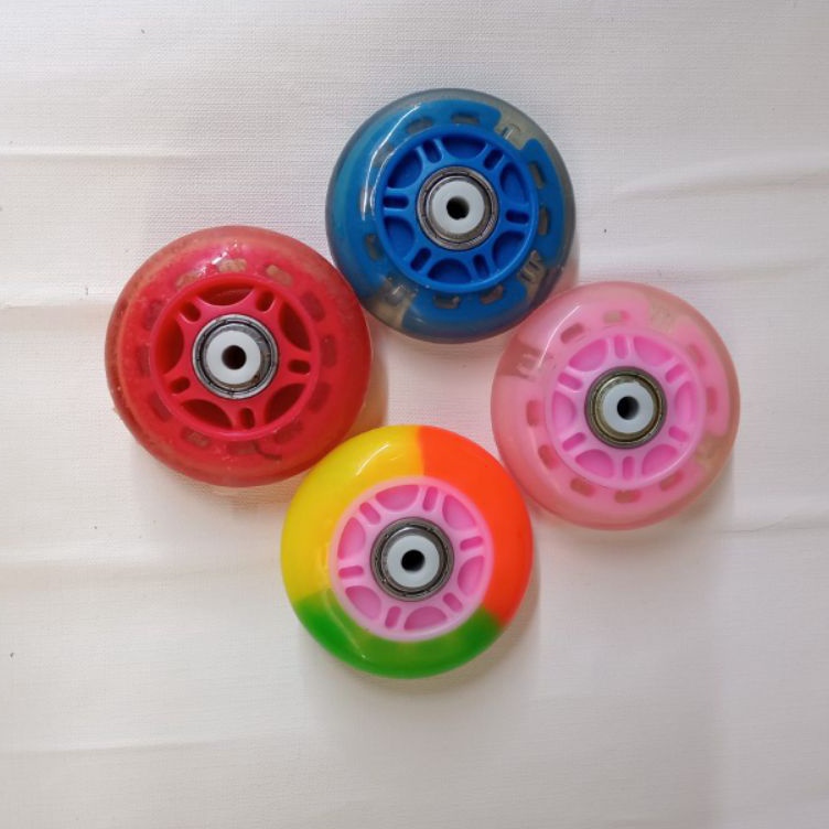 (E➸WN-➸) Roda karet pu/roda sepatu roda skateboard goyang/roda full karet kekinian