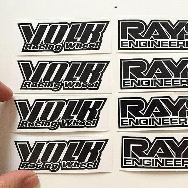 Sticker Velg Te37 Volk Rays