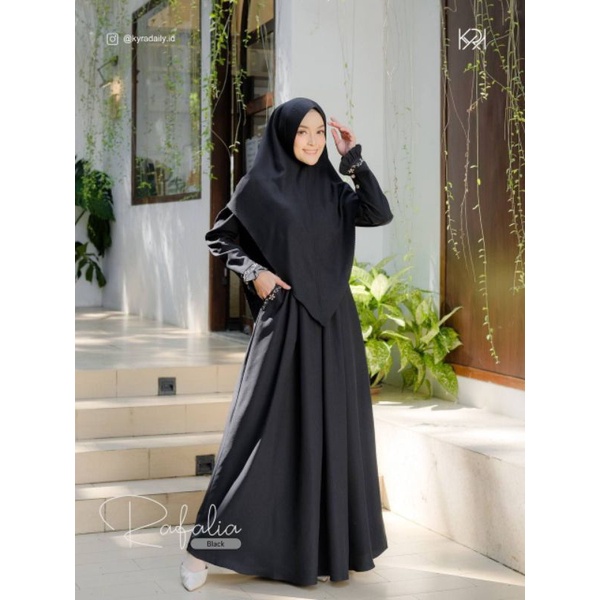 Gamis set Khimar Rafalea by Kyra