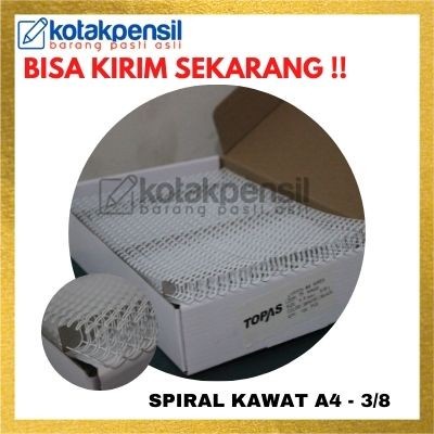 Jilid Spiral Kawat / Ring Kawat A4 - 3/8