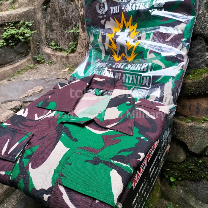 Terlaris Baju Pdl Velbed Wool Platinum Tri Matra/Baju Pdl Velbed Wool Serbu