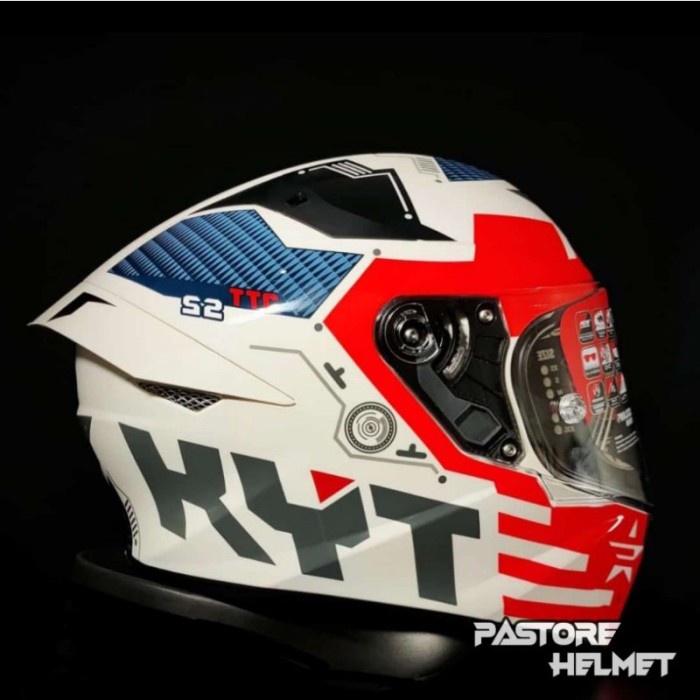 Terlaris Helm Kyt Tt Course Fuselage Red Matt / Ttc Fuselage / Motif Terbaru