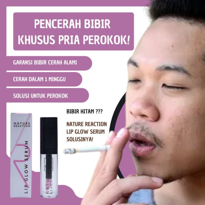 Mask Pemerah Pencerah Bibir Pria Hitam Perokok Original Bpom