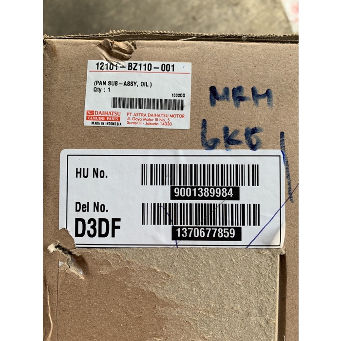 Tutup Carter Oli Mesin Calya-Sigra 1200Cc Original