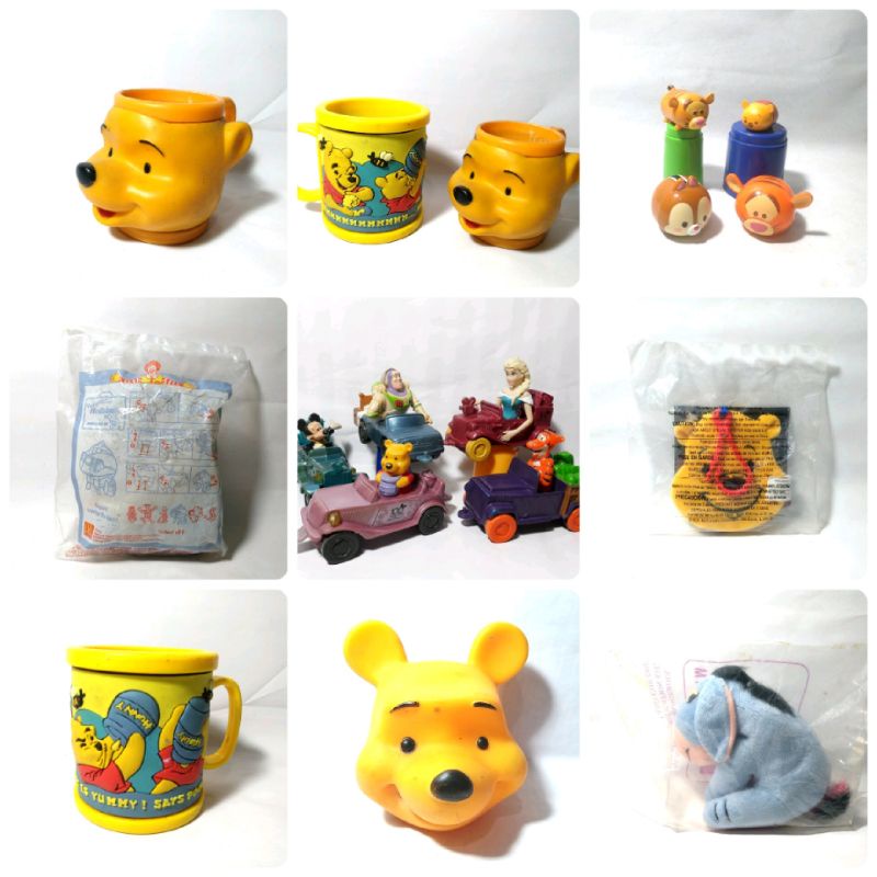 Celengan Beruang Madu Honey Winnie The Pooh Bear Pot Tigger Harimau Macan Cisewu Tiger Eeyore Donkey