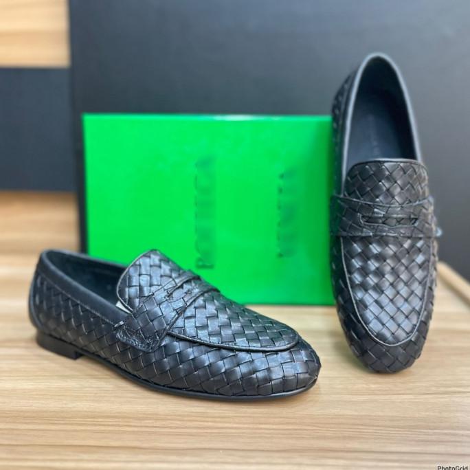 SEPATU BRANDED PRIA SEPATU LOAFERS PRIA MOTIF ANYAMAN BRANDED/LOAFERS KULIT ASLI IMPOR VIP EL09I09A8