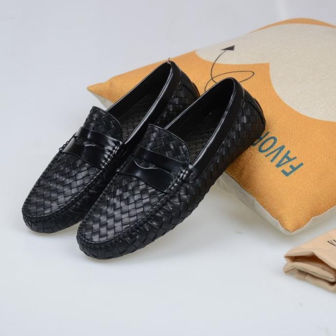 SEPATU BRANDED PRIA SEPATU LOAFERS PRIA KULIT ASLI BRANDED / LOAFERS HITAM IMPORT VIP EL09I09A82L