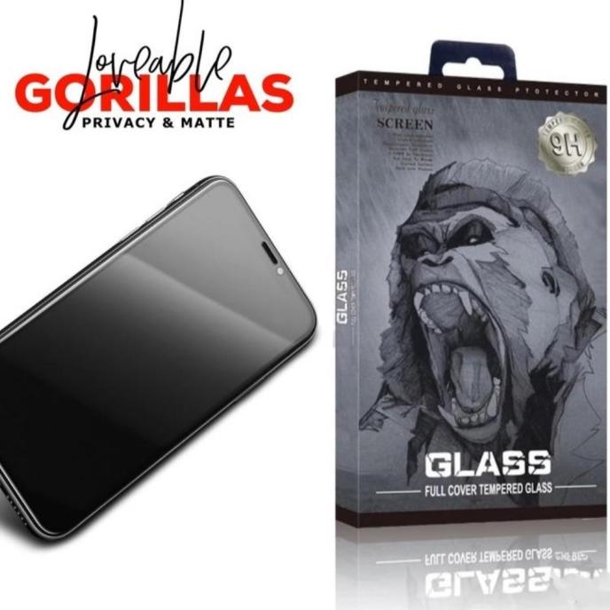 New Gorilla Glass Privacy And Matte For Iphone 7 8 Plus X Xr Xs 11 Pro Max Berkualitas