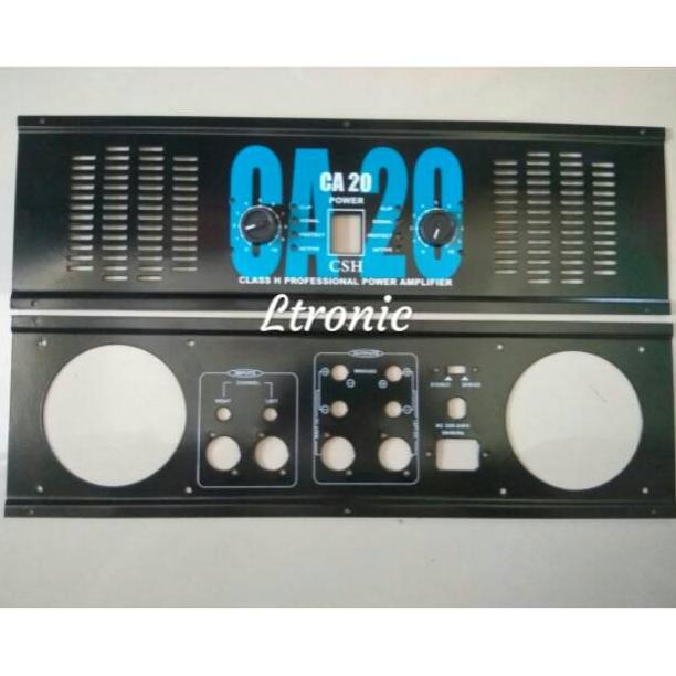 ANA785 Panel CA 20 hitam plus knop Panel Box CA 20 Panel Power Amplifier CA 20 Panel Box Power Ampli