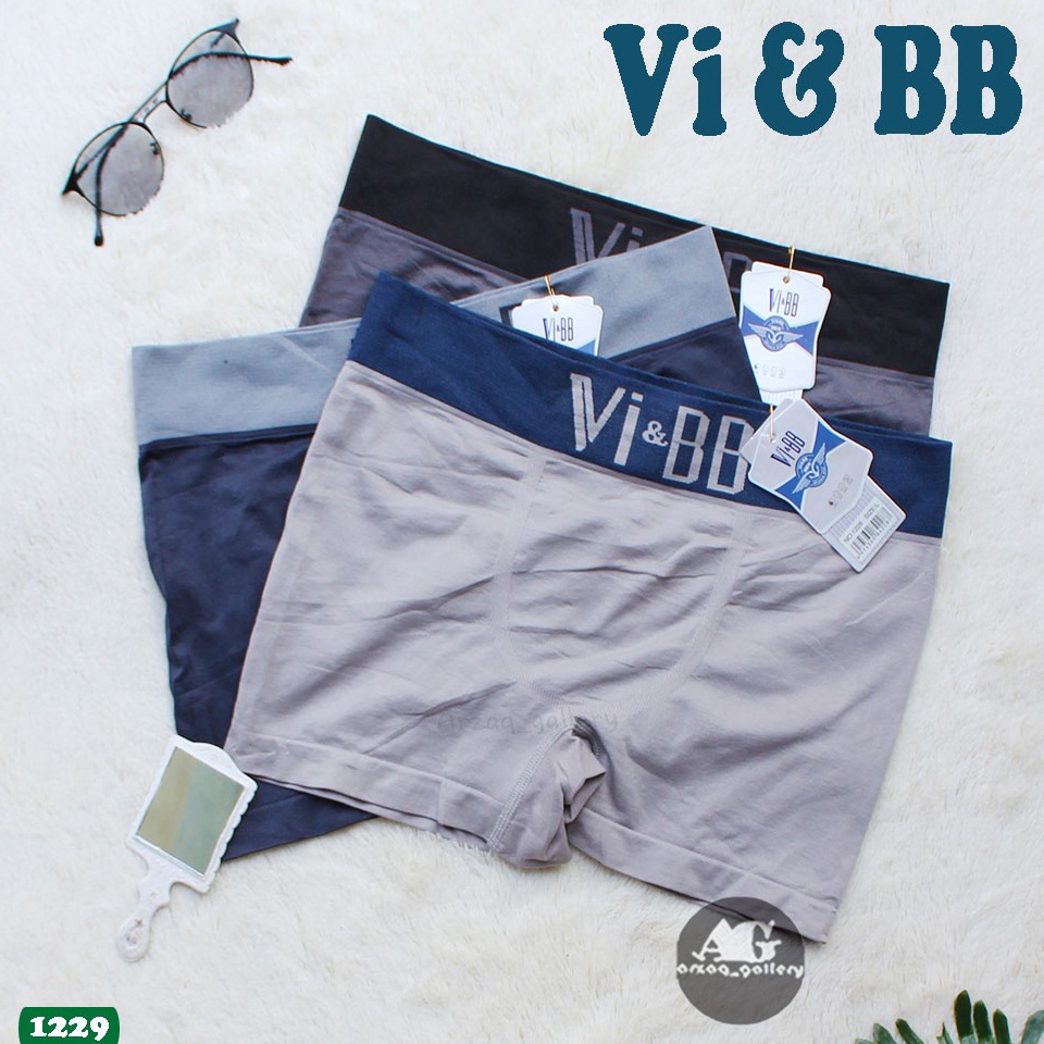 MURAH|| Grosir Lusinan - CD BOXER 1229 Celana dalam Pria Boxer Seamless VI BB / Boxer Pria / Celana 