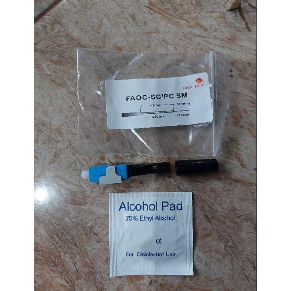 Terbaru Fast Connector Anti Gagal Sc Upc Fiber Tekno Fastcon Faskon