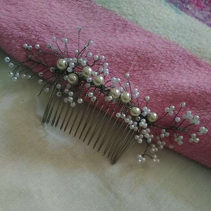 Sirkam Rambut bunga flower , Aksesoris Wanita, Aksesoris Rambut Pesta Wanita