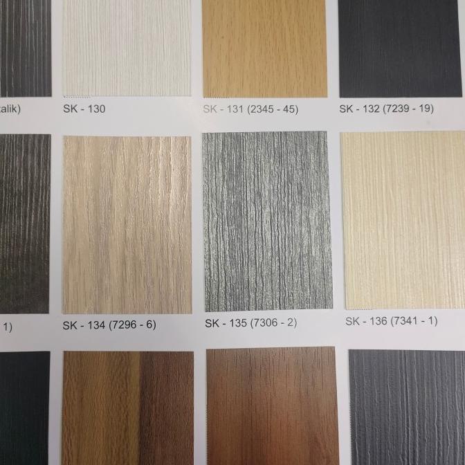 :0:0:0] PVC SHEET TEBAL 0,3 WARNA URAT KAYU SEDANG TACO SHEET DECO HUBEN SHEET