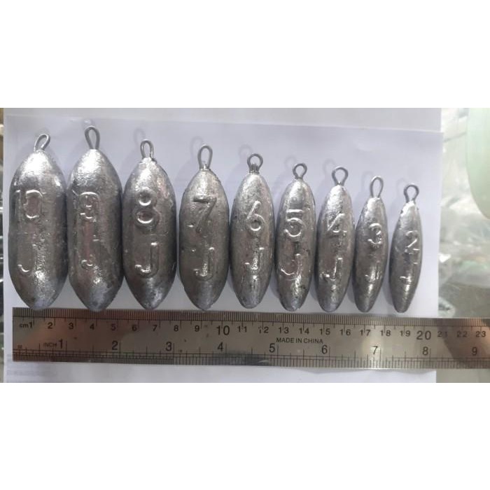 Terlaris Timah Pancing 1Kg Model Timah Jantung